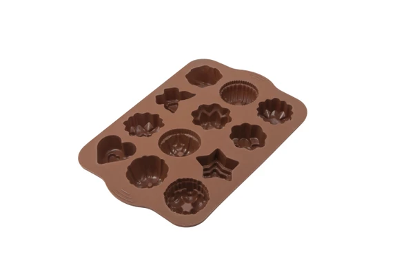 SİLİCOLİFE 12'Lİ KARMA KEK KALIBI SL04 - 5