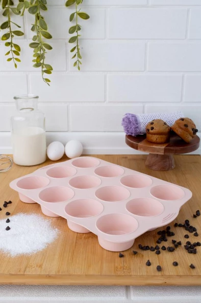 SİLİCOLİFE 12'Lİ SİLİNDİR MUFFİN KALIBI - 2