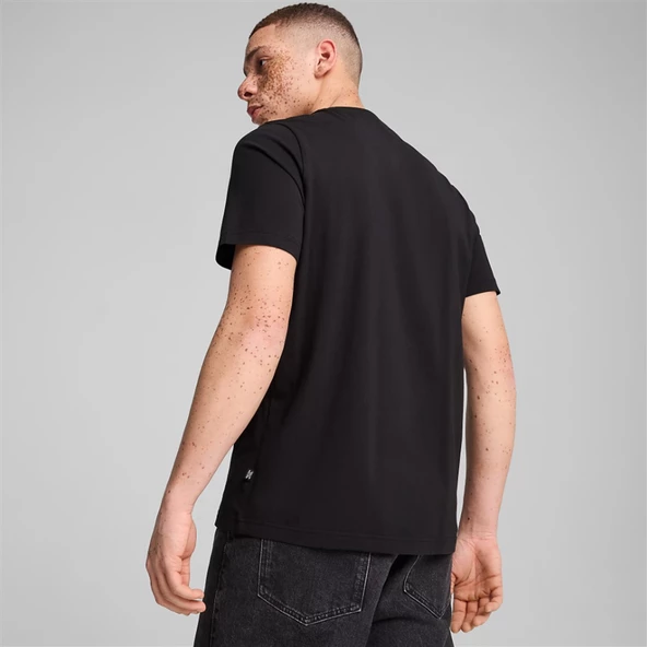 Puma Graphics Tee Siyah Erkek Tişört - 683209 01 - 2
