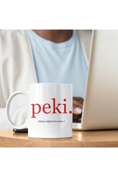 Yazılı Kupa, Peki, Motivasyon Kupası, Kaliteli Kupa Baskı - 2