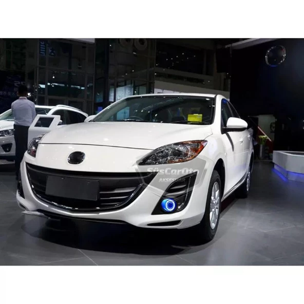 Ford Focus 2.5 2009-2011 Uyumlu Üniversal Mercekli Angel Sis Farı Metal Su Geçirmez 76 mm Buz Mavi Halkalı Gündüz Farı Angel Eyes 2 Adet - Resim 10