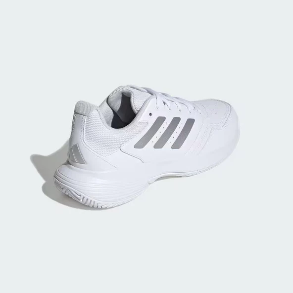 Adidas ID8641 Gamecourt 2 All Court Beyaz Tenis Ayakkabısı - 6