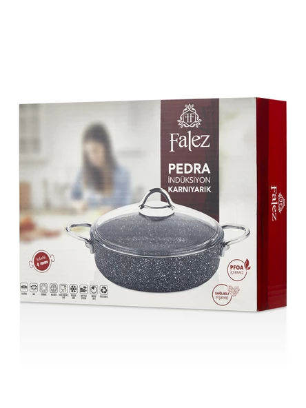 FALEZ Pedra 30 Cm Kısa Tencere - 7