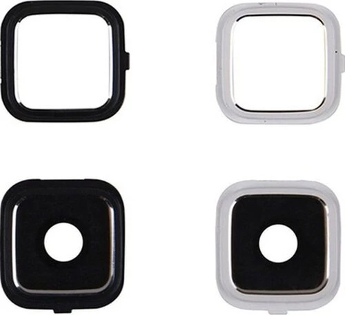 Gmr Samsung Uyumlu Note 4 N910 Kamera Lensi Metal Çerçeveli beyaz