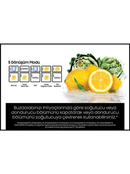 Samsung RT62K704RWW/TR Çift Kapılı No Frost Buzdolabı - 6