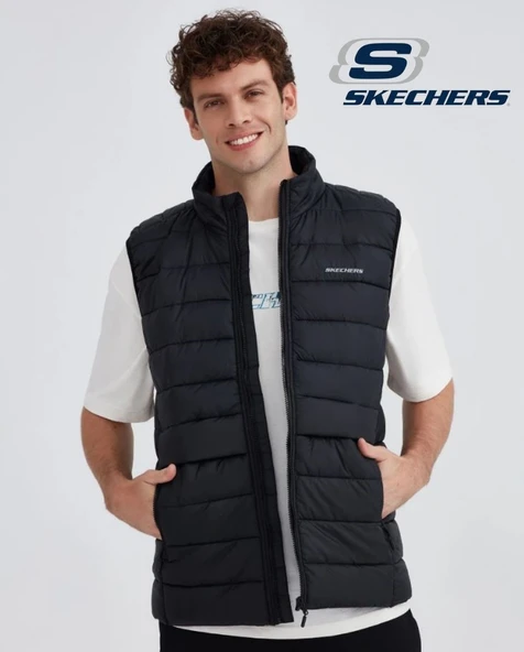 Skechers M Outerwear Padded Vest S231241 Erkek Yelek ürün görseli 1