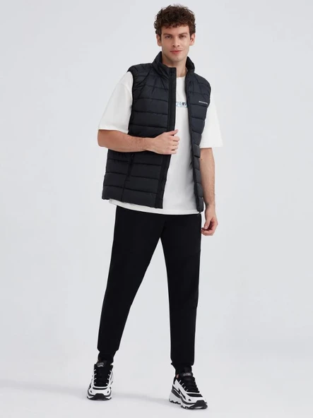 Skechers M Outerwear Padded Vest S231241 Erkek Yelek - Resim 9