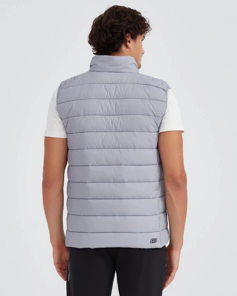 Skechers M Outerwear Padded Vest S231241 Erkek Yelek - Resim 5