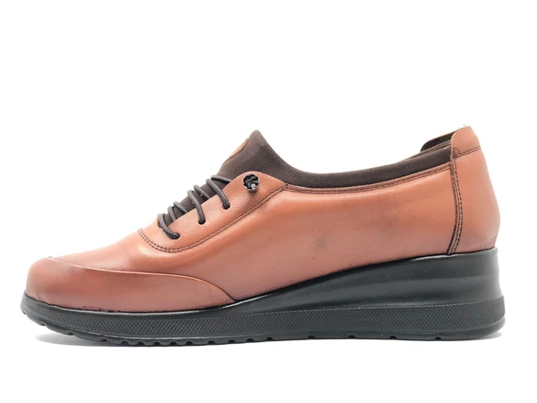 Marka 66 Hakiki Deri Ortapedik Kadın Casual Ayakkabı - Resim 10