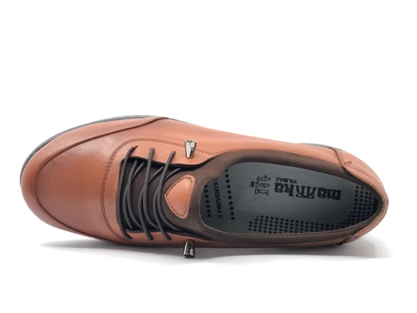 Marka 66 Hakiki Deri Ortapedik Kadın Casual Ayakkabı - Resim 11