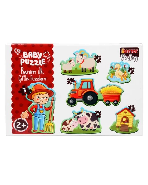 Diytoy Benim İlk Çiftlik Puzzlem Bebek Yapbozu