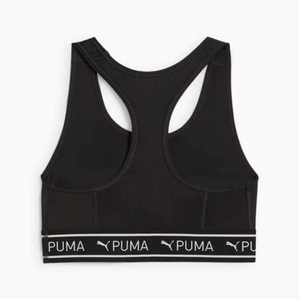 Puma 4KEEPS Elastic Bra Siyah Sporcu sütyeni - 525319 51 - 5