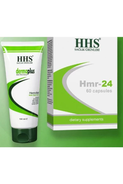 HHS,Dermaplus Bitki Özlü Krem 100 ml+Hmr 24 60'lı Bitkisel Kapsül