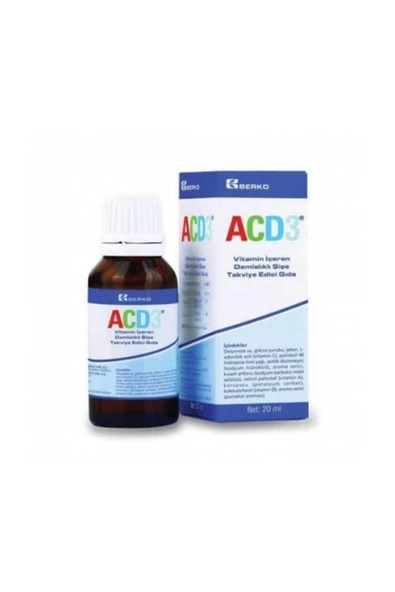 ACD3,Damla Vitamin Takviyesi 20 ml