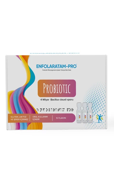 ENFOLARATAM PRO,Probiotic Probiyotik Bacillus clausii sporları 4 Milyar Yetişkin