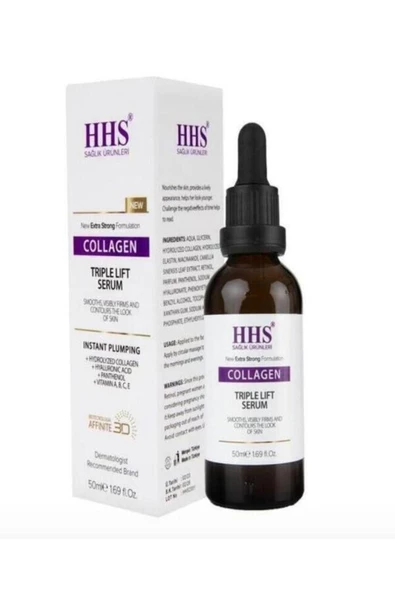 HHS SAĞLIK ÜRÜNLERİ,Hhs Collagen Trıple Lıft Yaşlanma Karşıtı Serum 50ml