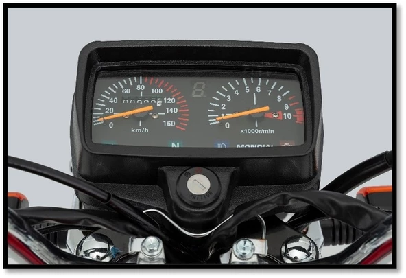 Mondial 50 Uag Ec Motorsiklet Siyah - 4