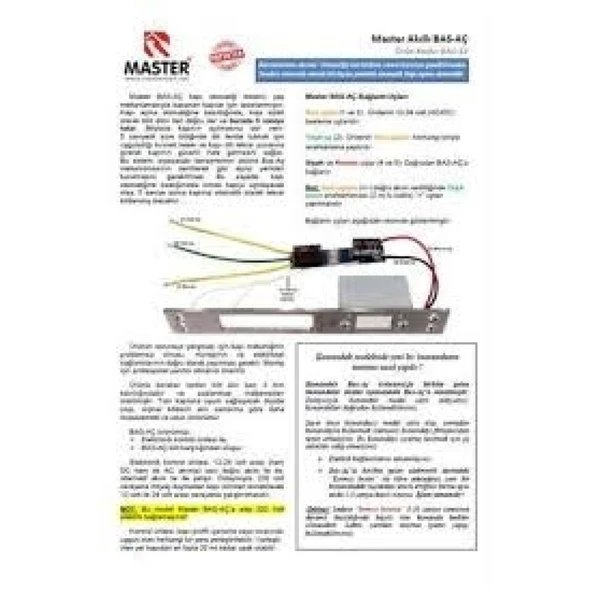 Master Kumandasız Akıllı Basaç 220 VL - 7
