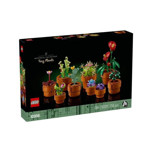 10329 Lego Botanical Collection - Minik Bitkiler 753 parça +18 yaş - Resim 1