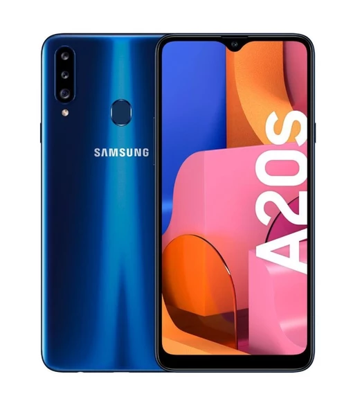 Samsung Galaxy A20S 32 GB Mavi 3 GB RAM (SM-A207F/DS) YENİLENMİŞ ÜRÜN (Sıfır gibi)