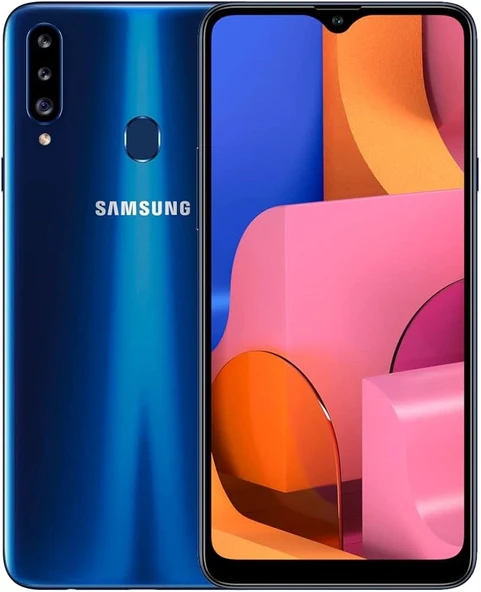 Samsung Galaxy A20S 32 GB Mavi 3 GB RAM (SM-A207F/DS) YENİLENMİŞ ÜRÜN (Sıfır gibi) - 2