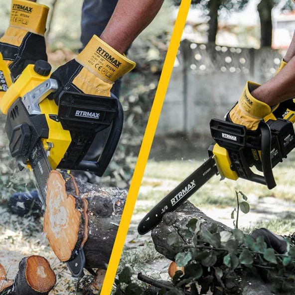 Rtrmax RTX1891 Çift Akülü 4 Ah Ağaç Kesme Makinesi 36 V 35 CM PALA - 6
