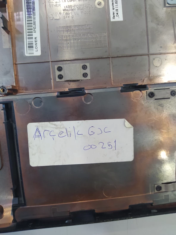 ARÇELİK G3C ALT KASA NOTEBOK LAPTOP 2.EL - 3