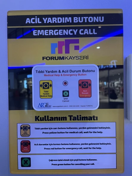 Kablosuz Tıbbi Yardım Ve Acil Durum Butonu - 4