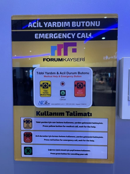 Kablosuz Tıbbi Yardım Ve Acil Durum Butonu - 3