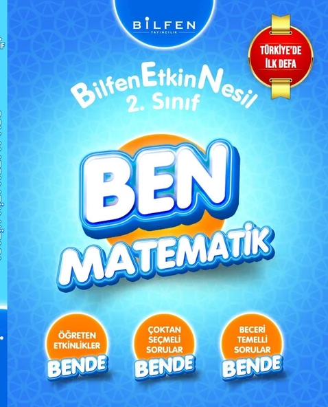 Bilfen Yayınları 2.sınıf Ben Matematik Etkinlik Kitabı