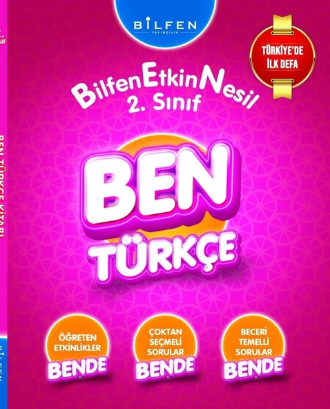 Bilfen Yayıncılık 2. Sınıf Ben Türkçe Etkinlik Kitabı