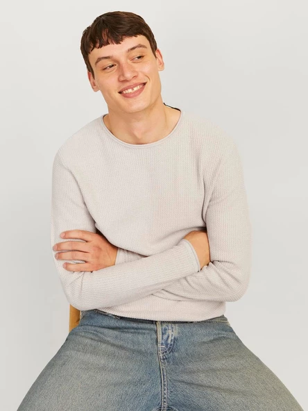 JACK JONES Erkek Örme Kazak 12258407 - Resim 7