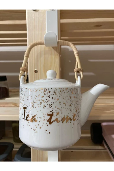 Benante Seramik Beyaz Demlik 450cc