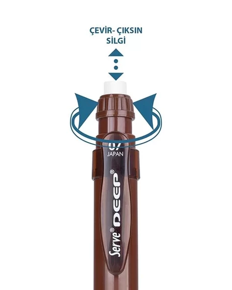 Serve Deep Mekanik Kurşun Kalem 0.7mm Toprak Kahverengi - 2