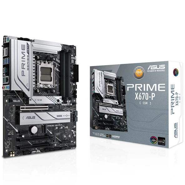 Asus Prime X670-P-CSM DDR5 6400MHz AM5 Micro ATX Anakart