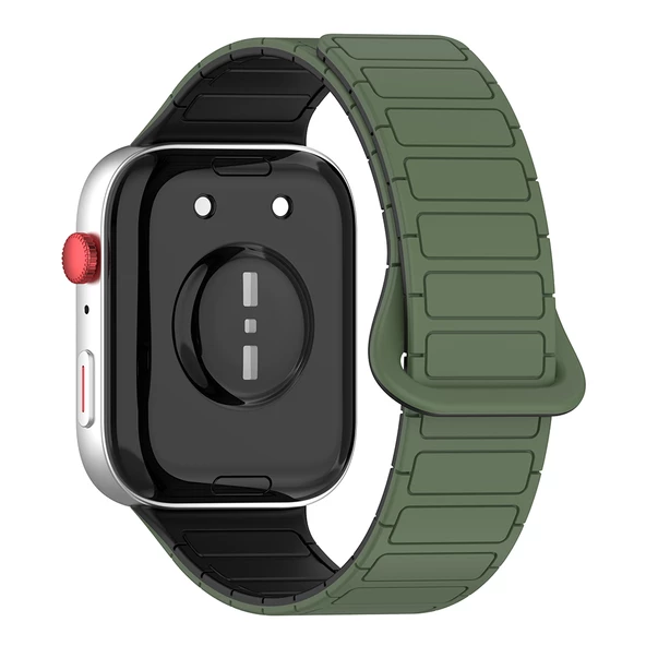 Huawei Watch Fit 4/Fit 4 Pro/Fit 3 Kordon Orjinal Klips Silicon Magnetic Three Dizayn (Fit2 Uyumlu Değildir) - 3