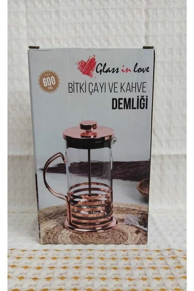 Glass In Love Bitki Ve Kahve Demliği 600ml