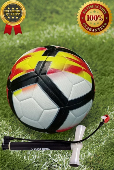 Futbol Topu 420 gram Lazer Kesim Maç ve Antreman + Pompa - 5