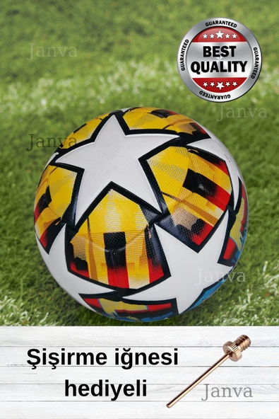 Uefa Şampiyonlar Ligi Özel Tasarım Futbol Topu 420 gram Lazer Kesim Maç Ve Antreman - 2