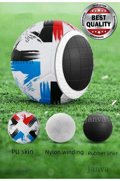 Uefa Şampiyonlar Ligi Özel Tasarım Futbol Topu 420 gram Lazer Kesim Maç Ve Antreman - 4