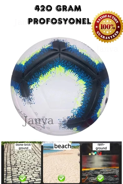 Uefa Şampiyonlar Ligi Özel Tasarım Futbol Topu 420 gram Lazer Kesim Maç Ve Antreman