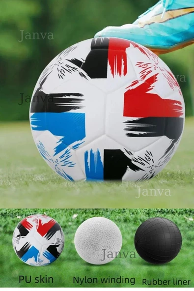 Lazer Kesim Futbol Topu 420 gram Maç Ve Antreman Topu Premier Lig Özel Tasarımı - 4