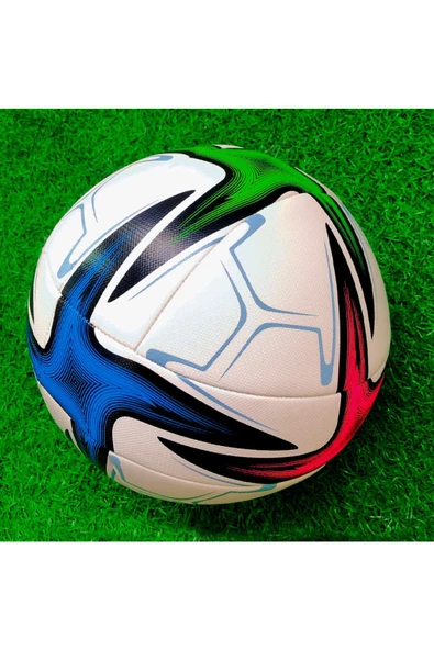 Champions League Tasarımı Lazer Kesim Yapıştırma 400 gram Futbol Topu 5 Numara Maç Ve Antreman Topu - 4