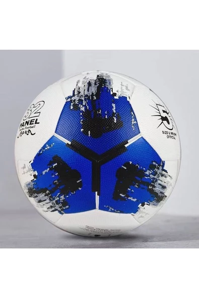 FİFA Serisi Şampiyonlar Ligi Özel Tasarımı Futbol Topu Lazer Kesim 400 gram 1.Kalite Maç Topu - 5