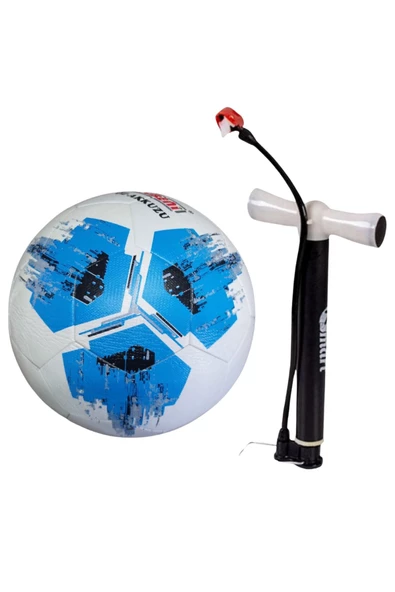 Şampiyonlar Ligi Bluedream Özel Tasarım Futbol Topu 400 gram Maç ve Antreman Topu +Pompa Hediyeli