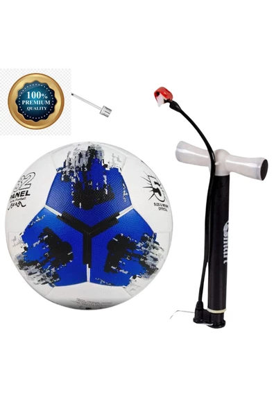 Şampiyonlar Ligi Bluedream Özel Tasarım Futbol Topu 400 gram Maç ve Antreman Topu +Pompa Hediyeli - 3