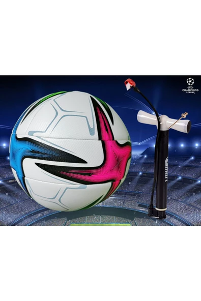 Champions League Tasarımı Lazer Kesim Yapıştırma 400 gram Futbol Topu 5 Numara Maç Ve Antreman Topu