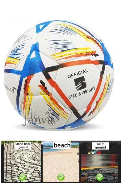 Tusubasa Şampiyonlar Ligi Lazer Kesim 5 Numara Futbol Topu Kaliteli Maç ve Antreman Topu 420 gram - 4