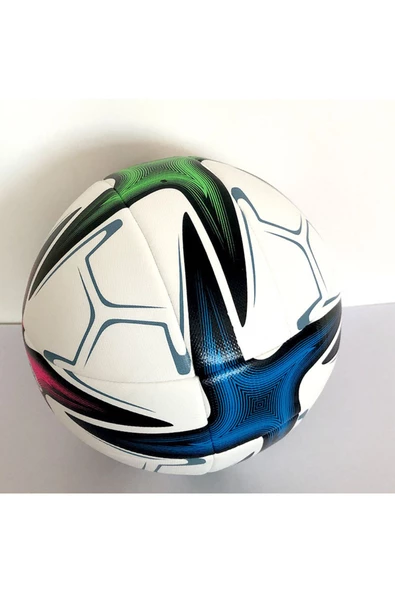 Champions League Tasarımı Lazer Kesim Yapıştırma 400 gram Futbol Topu 5 Numara Maç Ve Antreman Topu - 5