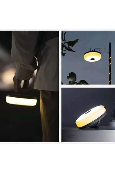 8.1 M Kamp Çadır Yılbaşı Organizasyon Led Gün Işığı Kamp Lambası Işıldak Fener Açılıp Toplanabilen - 5